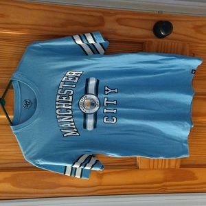 Unisex 47 brand  Man City short sleeve tee